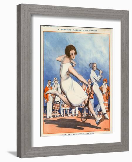 1920s France La Vie Parisienne Magazine Plate-null-Framed Giclee Print