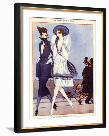 1920s France La Vie Parisienne Magazine Plate-null-Framed Giclee Print