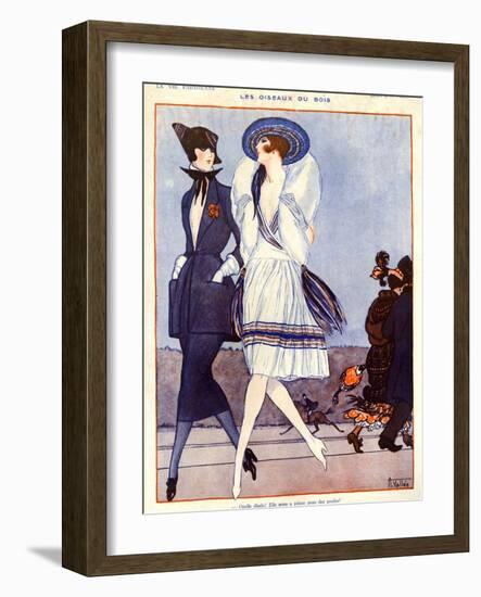 1920s France La Vie Parisienne Magazine Plate-null-Framed Giclee Print