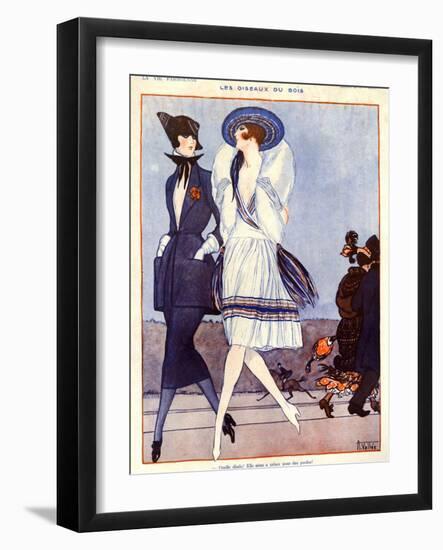 1920s France La Vie Parisienne Magazine Plate-null-Framed Giclee Print