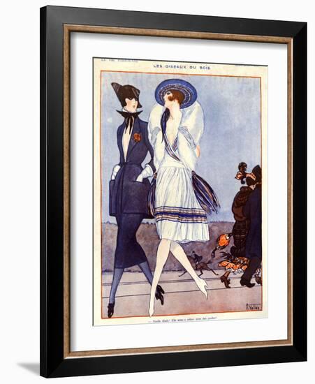 1920s France La Vie Parisienne Magazine Plate-null-Framed Giclee Print