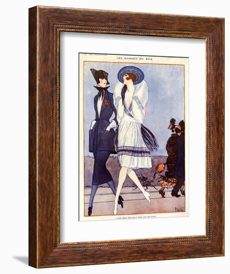 1920s France La Vie Parisienne Magazine Plate-null-Framed Giclee Print