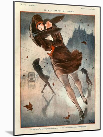 1920s France La Vie Parisienne Magazine Plate-null-Mounted Giclee Print