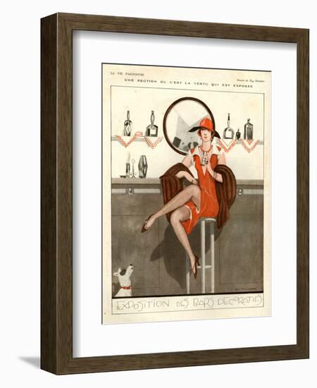 1920s France La Vie Parisienne Magazine Plate-null-Framed Giclee Print