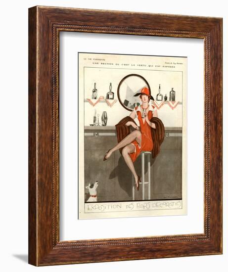 1920s France La Vie Parisienne Magazine Plate-null-Framed Giclee Print