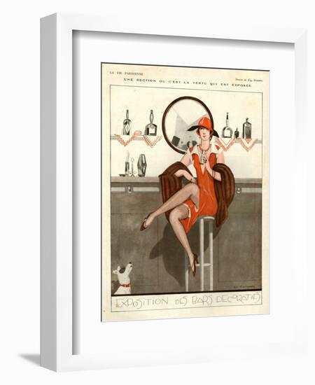 1920s France La Vie Parisienne Magazine Plate-null-Framed Giclee Print