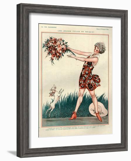 1920s France La Vie Parisienne Magazine Plate-null-Framed Giclee Print