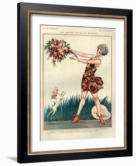 1920s France La Vie Parisienne Magazine Plate-null-Framed Giclee Print