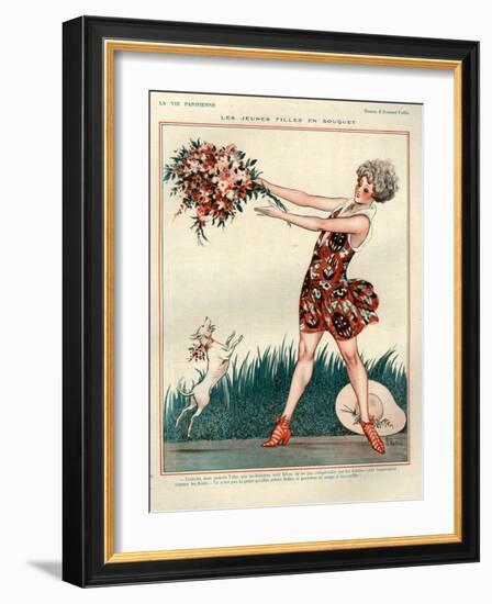 1920s France La Vie Parisienne Magazine Plate-null-Framed Giclee Print