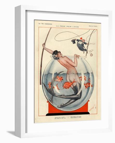 1920s France La Vie Parisienne Magazine Plate-null-Framed Giclee Print