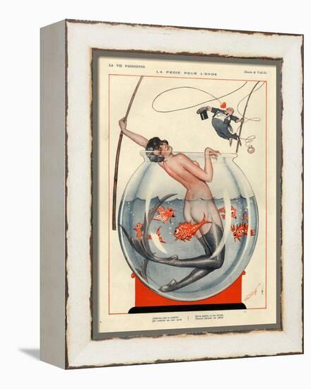 1920s France La Vie Parisienne Magazine Plate-null-Framed Premier Image Canvas