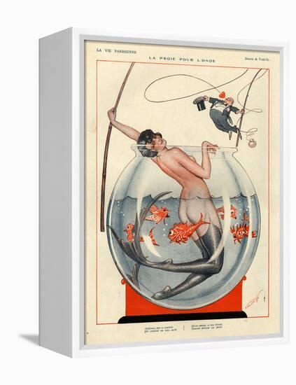 1920s France La Vie Parisienne Magazine Plate-null-Framed Premier Image Canvas