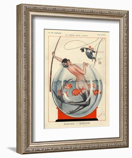 1920s France La Vie Parisienne Magazine Plate-null-Framed Giclee Print