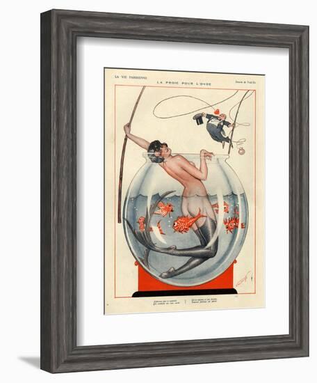 1920s France La Vie Parisienne Magazine Plate-null-Framed Giclee Print