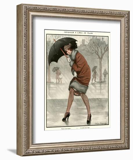 1920s France La Vie Parisienne Magazine Plate-null-Framed Giclee Print