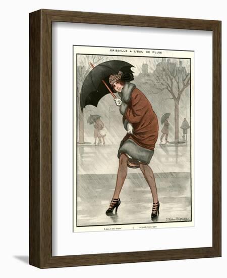 1920s France La Vie Parisienne Magazine Plate-null-Framed Giclee Print