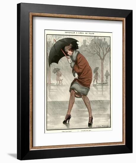 1920s France La Vie Parisienne Magazine Plate-null-Framed Giclee Print