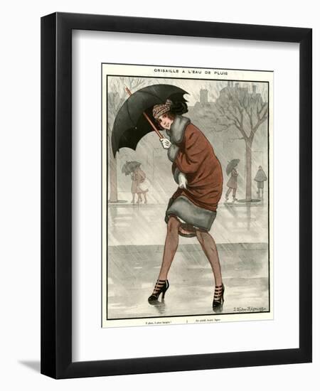 1920s France La Vie Parisienne Magazine Plate-null-Framed Giclee Print