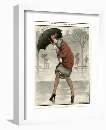 1920s France La Vie Parisienne Magazine Plate-null-Framed Giclee Print