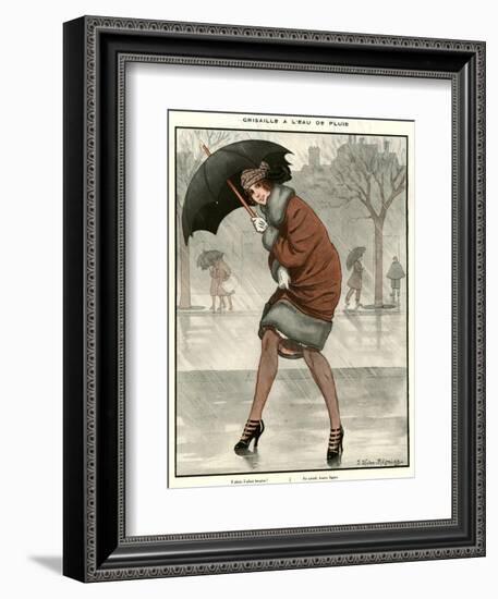 1920s France La Vie Parisienne Magazine Plate-null-Framed Giclee Print