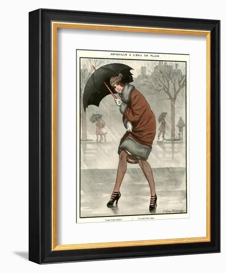 1920s France La Vie Parisienne Magazine Plate-null-Framed Giclee Print