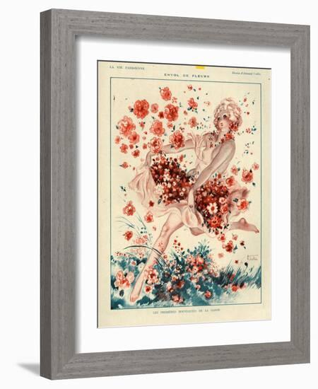 1920s France La Vie Parisienne Magazine Plate-null-Framed Giclee Print