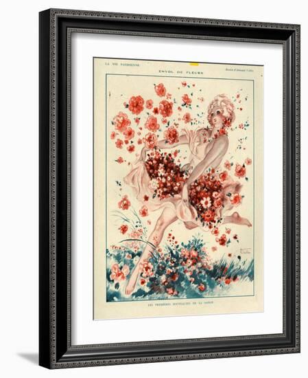 1920s France La Vie Parisienne Magazine Plate-null-Framed Giclee Print