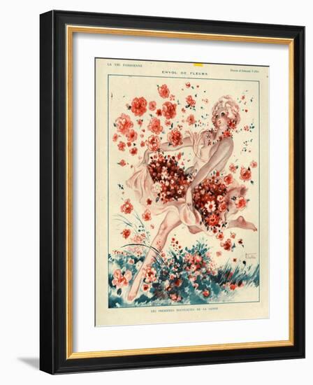 1920s France La Vie Parisienne Magazine Plate-null-Framed Giclee Print