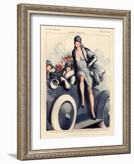 1920s France La Vie Parisienne Magazine Plate-null-Framed Giclee Print