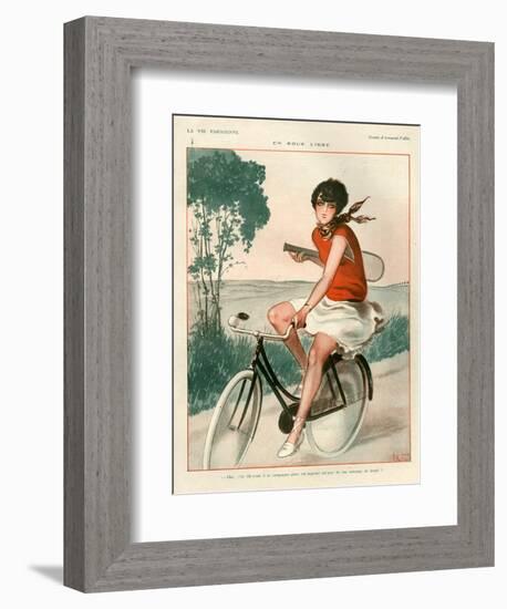 1920s France La Vie Parisienne Magazine Plate-null-Framed Giclee Print