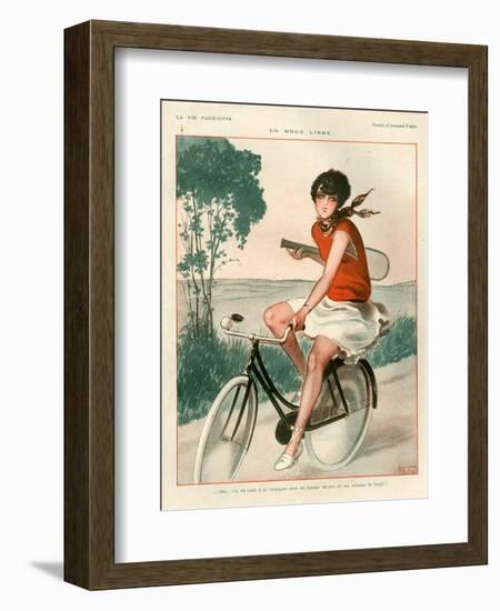 1920s France La Vie Parisienne Magazine Plate-null-Framed Giclee Print