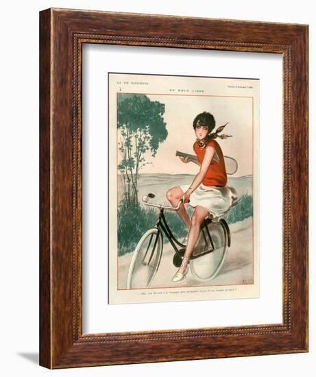 1920s France La Vie Parisienne Magazine Plate-null-Framed Giclee Print