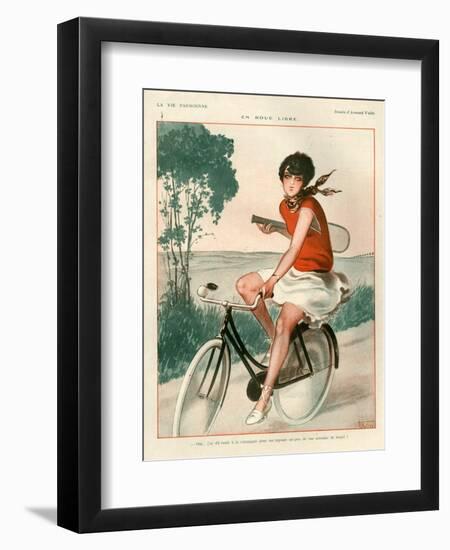 1920s France La Vie Parisienne Magazine Plate-null-Framed Giclee Print