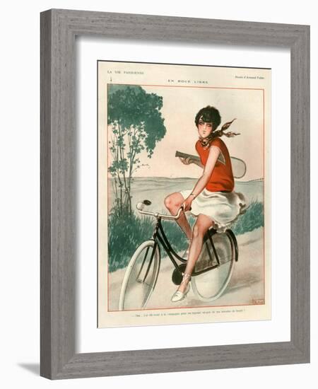 1920s France La Vie Parisienne Magazine Plate-null-Framed Giclee Print