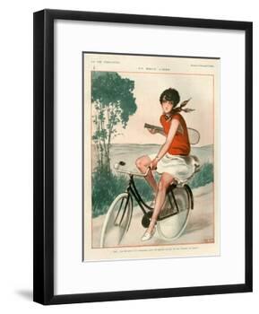 1920s France La Vie Parisienne Magazine Plate-null-Framed Giclee Print