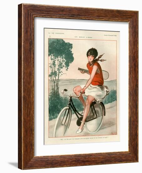 1920s France La Vie Parisienne Magazine Plate-null-Framed Giclee Print