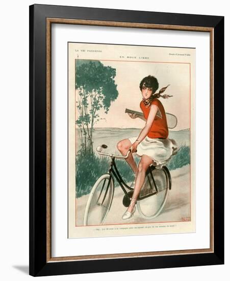 1920s France La Vie Parisienne Magazine Plate-null-Framed Giclee Print