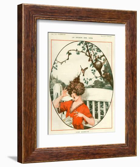 1920s France La Vie Parisienne Magazine Plate-null-Framed Giclee Print