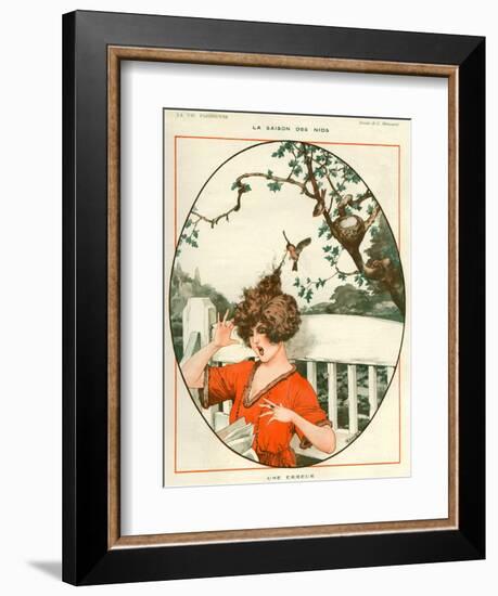 1920s France La Vie Parisienne Magazine Plate-null-Framed Giclee Print