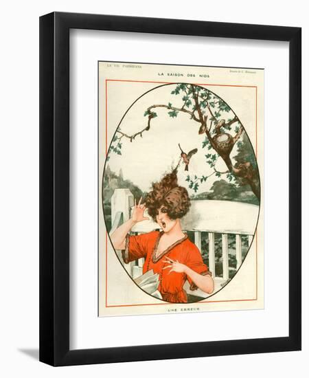 1920s France La Vie Parisienne Magazine Plate-null-Framed Giclee Print