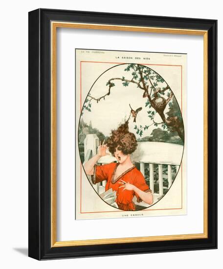 1920s France La Vie Parisienne Magazine Plate-null-Framed Giclee Print