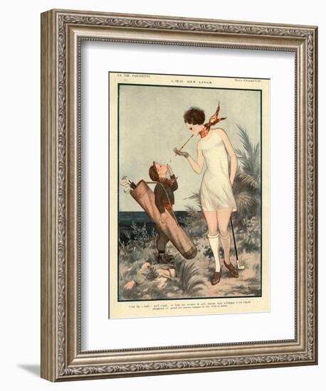 1920s France La Vie Parisienne Magazine Plate-null-Framed Giclee Print