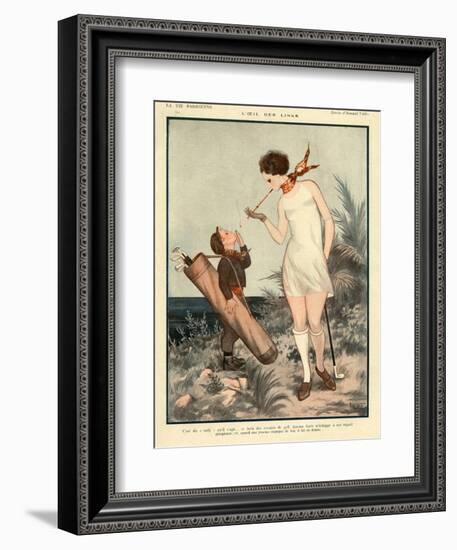 1920s France La Vie Parisienne Magazine Plate-null-Framed Giclee Print