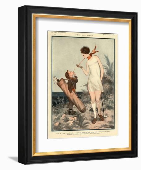 1920s France La Vie Parisienne Magazine Plate-null-Framed Giclee Print