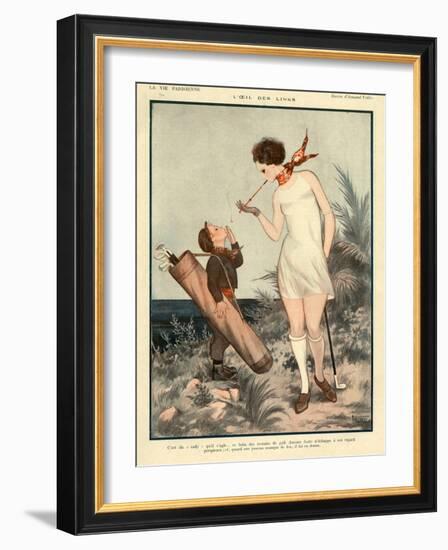 1920s France La Vie Parisienne Magazine Plate-null-Framed Giclee Print