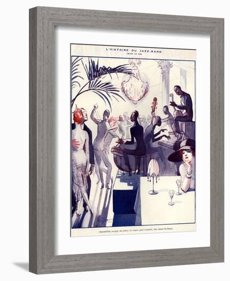 1920s France La Vie Parisienne Magazine Plate-null-Framed Giclee Print