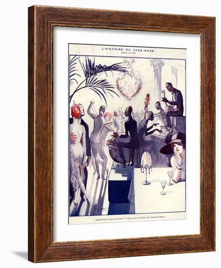 1920s France La Vie Parisienne Magazine Plate-null-Framed Giclee Print