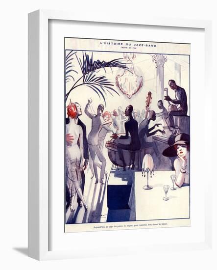 1920s France La Vie Parisienne Magazine Plate-null-Framed Giclee Print