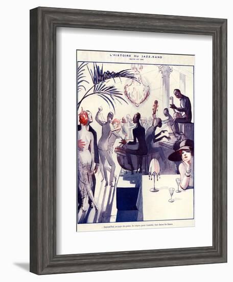 1920s France La Vie Parisienne Magazine Plate-null-Framed Giclee Print