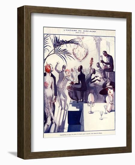 1920s France La Vie Parisienne Magazine Plate-null-Framed Giclee Print